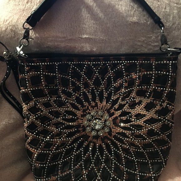 Starburst Rhinestone Shoulder Bag = Showstopper PRS1 - Picture 9 of 11